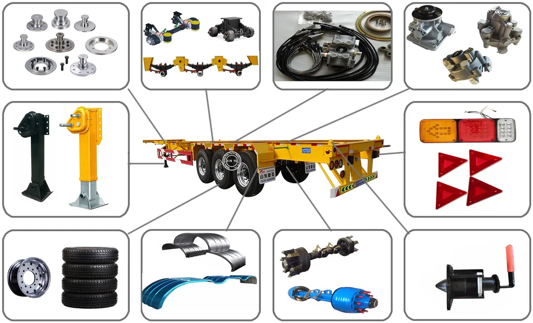 Germany Type Trailer Axle 28 Ton Single Point Bogie Suspension